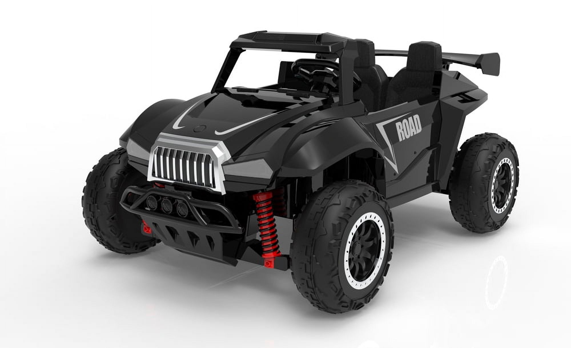 12V 4X4 Ride on Car Truck w/Remote Control, 2WD Switchable Kids UTV, 19