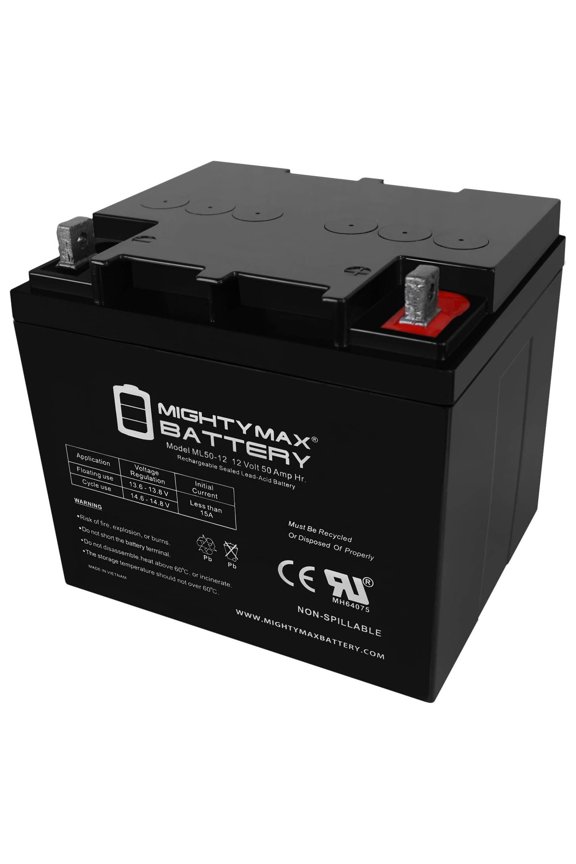 12V 50AH SLA Replacement Battery for Bright Way Group BW 12500 IT