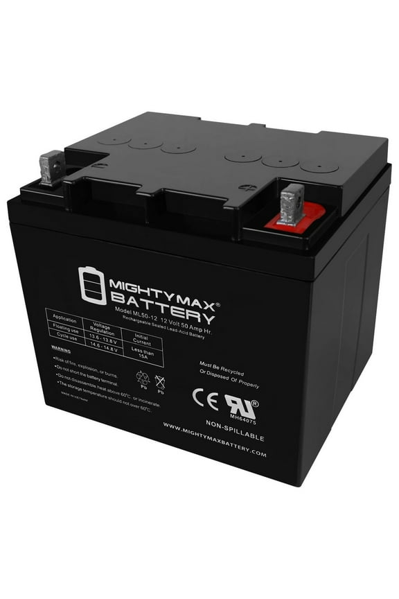 12V 50AH SLA Replacement Battery for FirstPower LFP1250