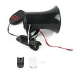 12V 50W 115db Car Horn with PA Mic 7Sound Emergency Warning Alarm Fire