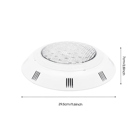 12V 54W Color Changing Led Pool Light, 11.6 inch Submersible Led Light Underwater Pool Lights with Remote Controller Pond Light Swimming Pool Lights for Inground Pool IP68 Waterproof
