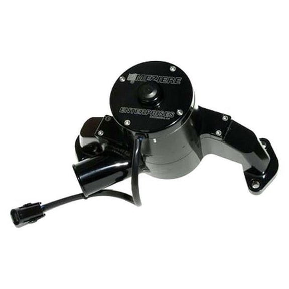 12V 55 GPM 300 Series High Flow Electric Water Pump BB Chevrolet, Black