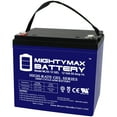 thumbnail image 1 of 12V 55AH GEL Replacement Battery for Johnson Controls JC12400, 1 of 14