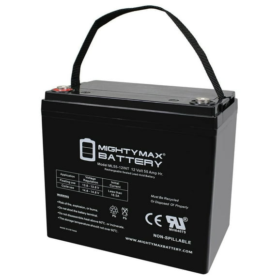 12V 55AH INT Replacement Battery for Electric Scooter Continental