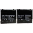 thumbnail image 1 of 12V 55Ah Battery for Suntech Sterling, Scoota Wheelchair - 2 Pack, 1 of 2