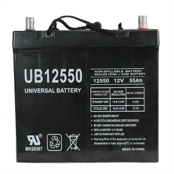 12V 55Ah PRIDE 600 JAZZY 1105 1107 1115 Wheelchair Scooter Battery