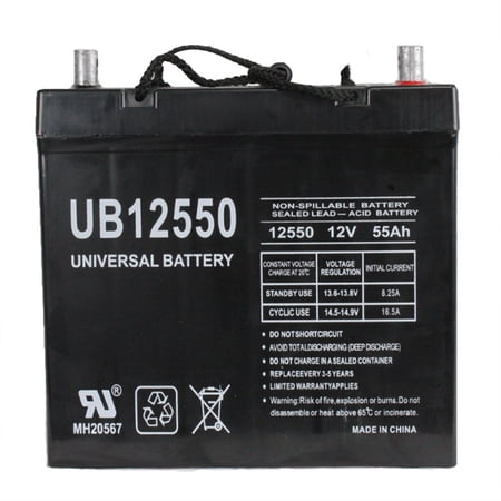 12V 55Ah Replacement Battery compatible with Interstate DCM0055