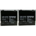 thumbnail image 1 of 12V 55Ah SLA MX-12600 Replacement Battery - 2 Pack, 1 of 2