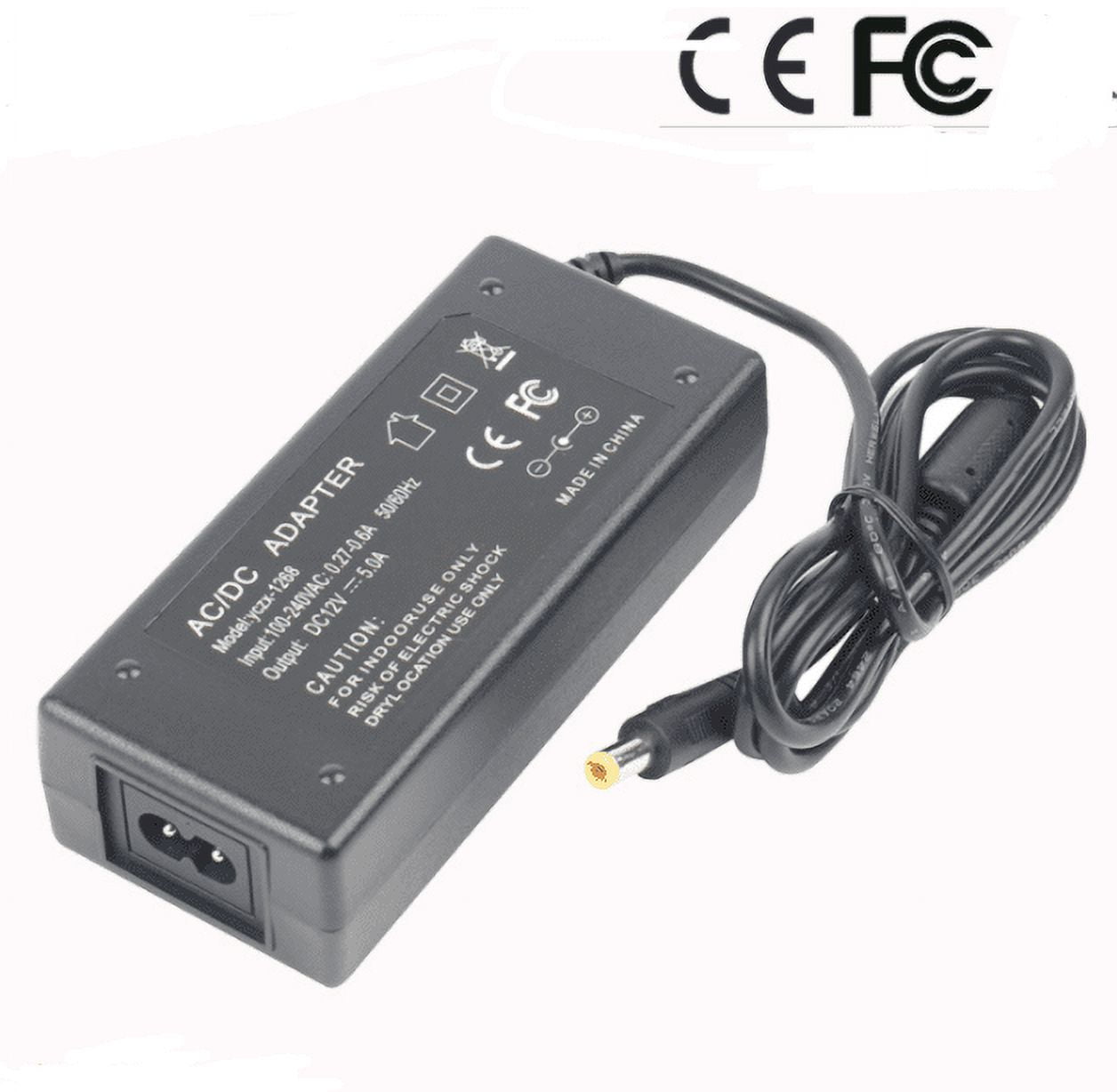 12V 5A Power Adapter, Desktop Charging Bank Switching Power Supply Lcd