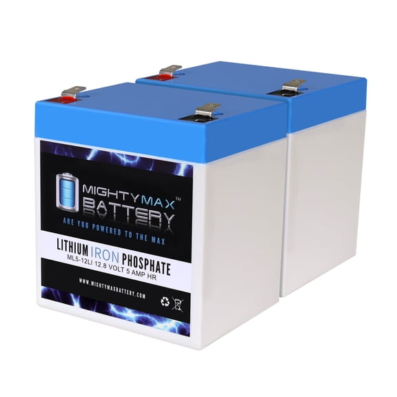 12V 5AH Lithium Replacement Battery compatible with Dorcy Big Shot Spotlight - 2 Pack