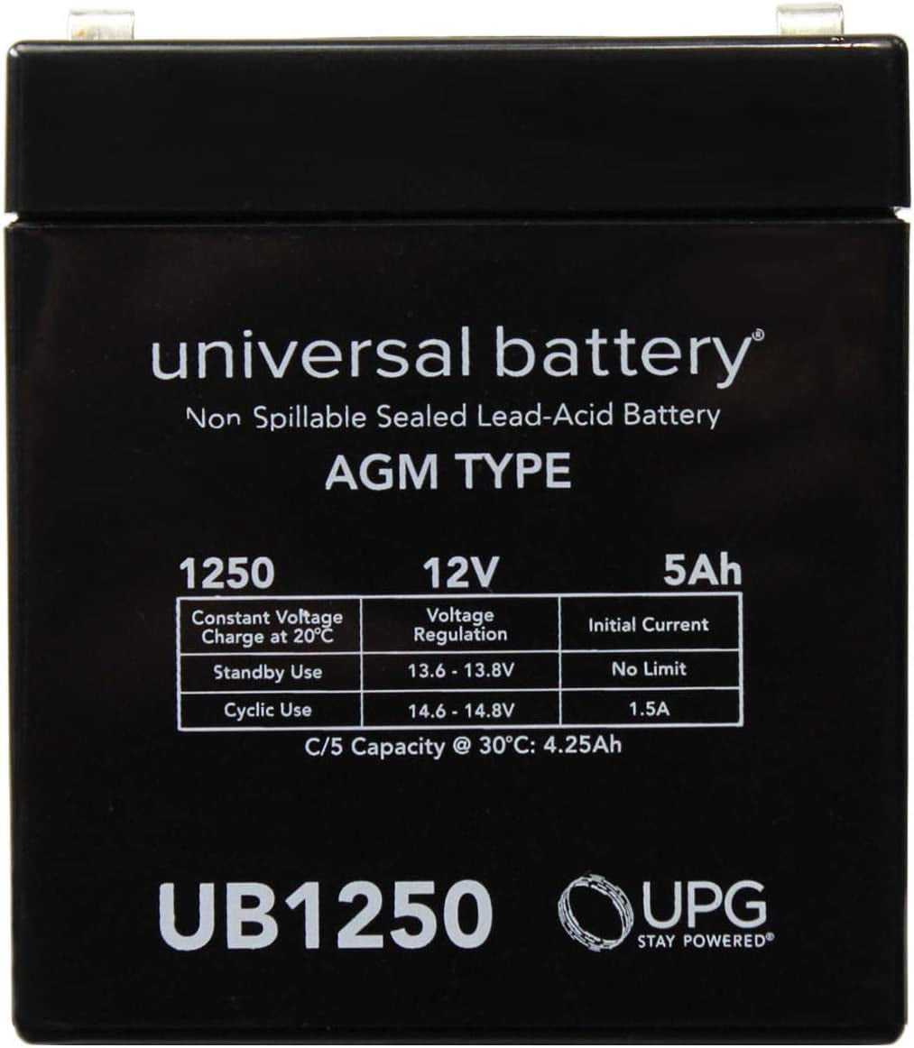 12V 5AH SLA Battery Replacement For ION Audio Tailgater Active Sound