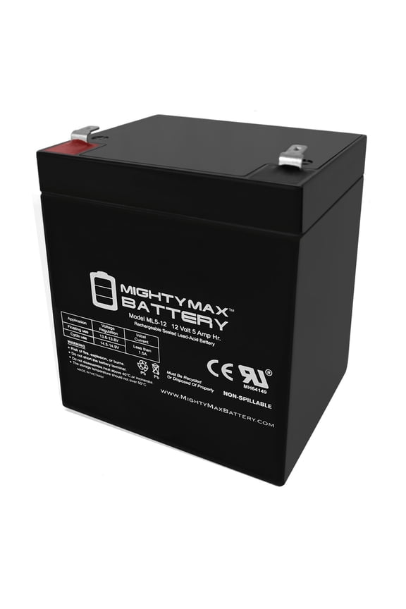 12V 5AH SLA Battery Replacement for MK ES5-12SA