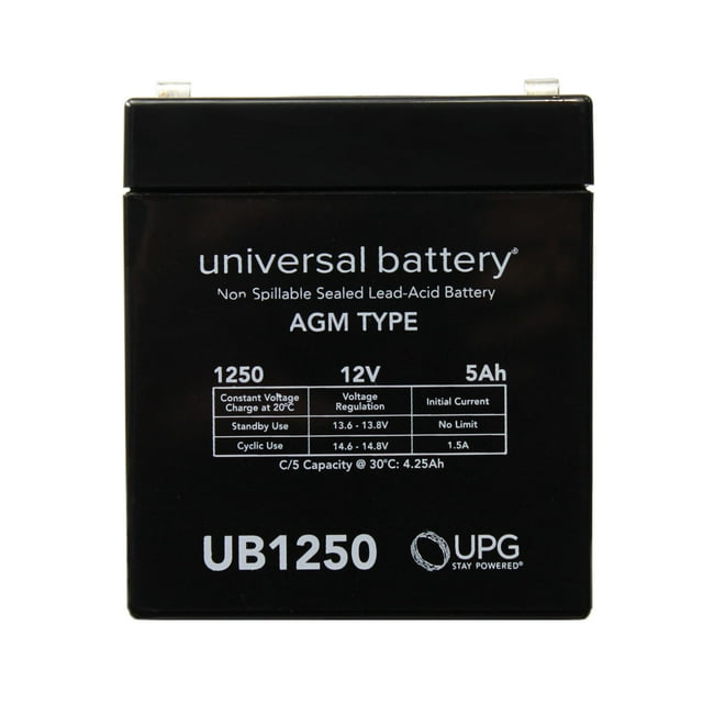 12V 5AH SLA Replacement for ADT Safewatch Pro 3000 Alarm Battery
