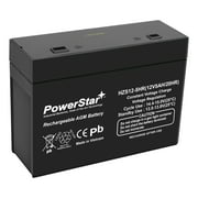 12V 5AH Sealed Lead Acid Battery with Recessed Polarized Terminals