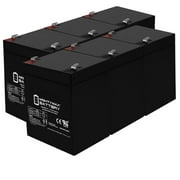 12V, 5Ah, AGM, Replacement Battery Compatible with Licensed Mercedes-Benz CLS 350 Ride On Car - 6 Pack