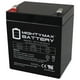 thumbnail image 1 of 12V 5Ah F2 SLA Replacement Battery for Niemans PS1242, 1 of 6