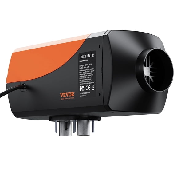 12V 5KW Diesel Air Heater with Remote & LCD, 10L Tank - Fast Heating, Quiet, for RV Trailer Van Boat Indoor Use - Parking Heater (Diesel)