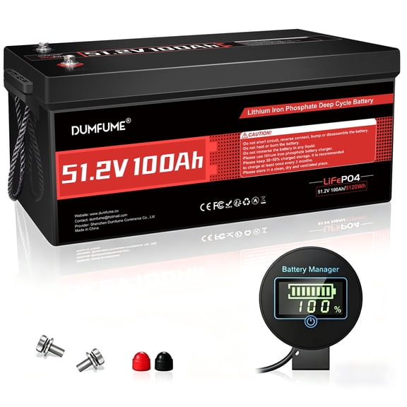 12V 600Ah LiFePO4 Lithium Battery Built-in 200A BMS 10000+ Deep Cycle 7200Wh Deep Cycle Lithium Iron Phosphate Battery Perfect for RV, Solar System, Off Grid, Home Energy Storage