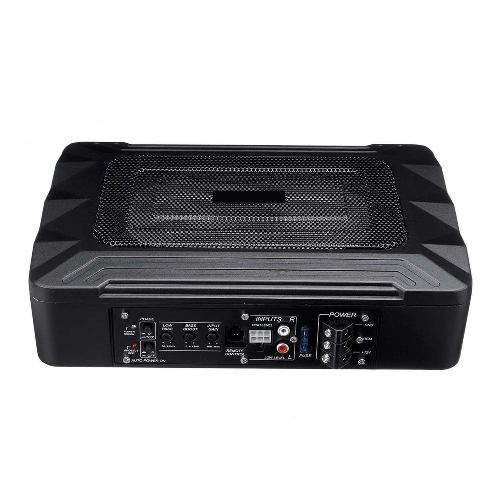 12V 600W Car Active Subwoofer Speaker Amplifier Ultra Thin Subwoofer Bass Amplifier Auto Surround Sound Car System
