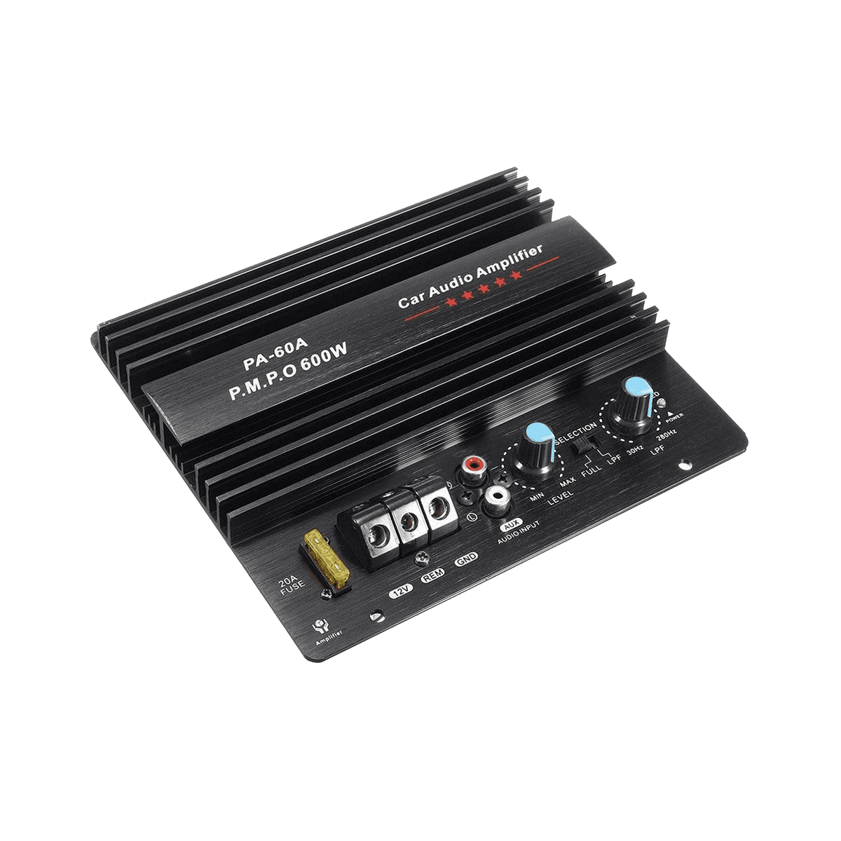 12V 600W Car Audio Power Amplifier Boord Lossless Subwoofer Bass Module