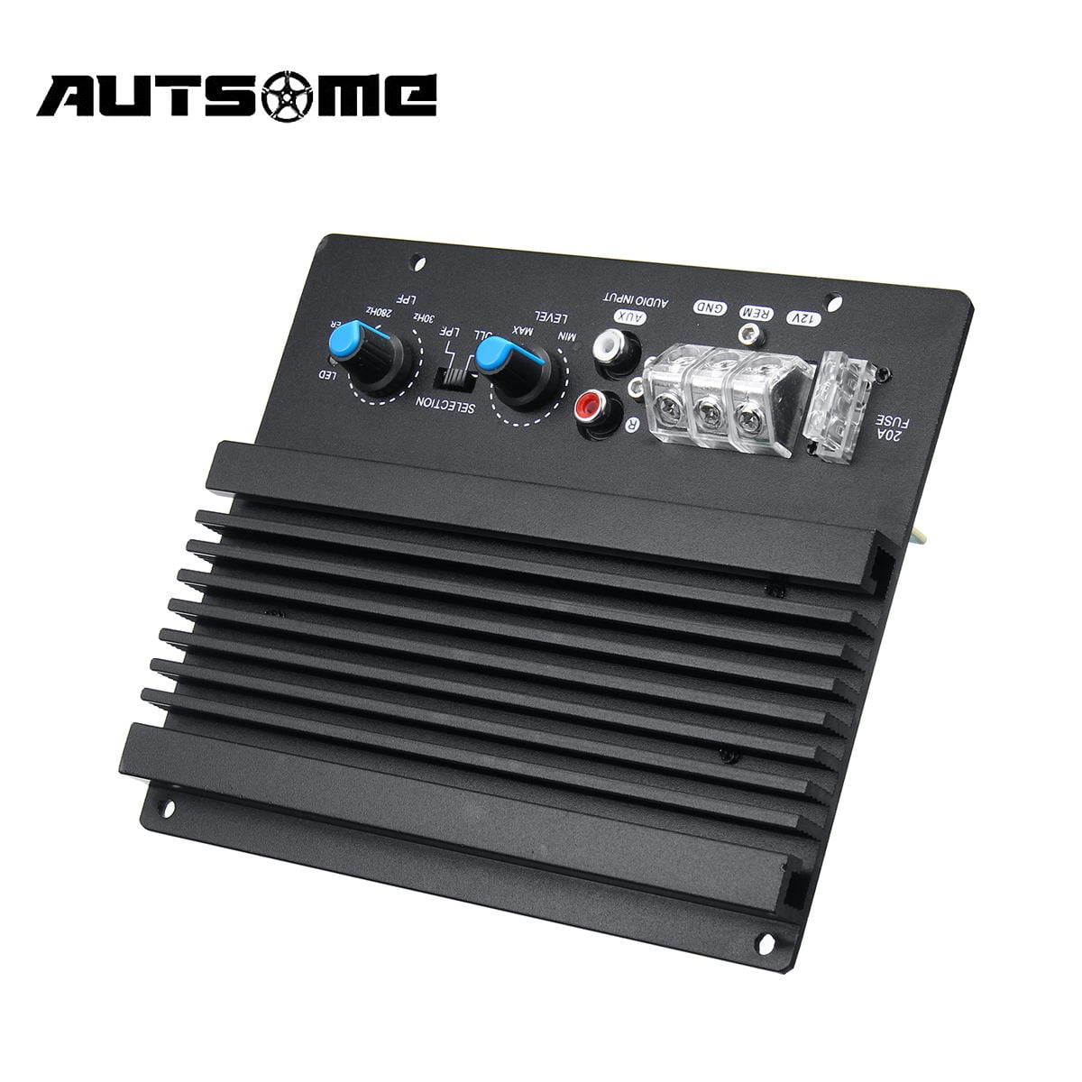 12V 600W Mono Car Audio Amplifier Powerful Bass Subwoofer Amplifier