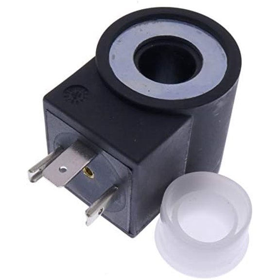 12V 6306012 Solenoid Valve Coil 3 Prong DIN Connector Compatible with HydraForce Stem 08 80 88 98$$Plumbing & HVAC