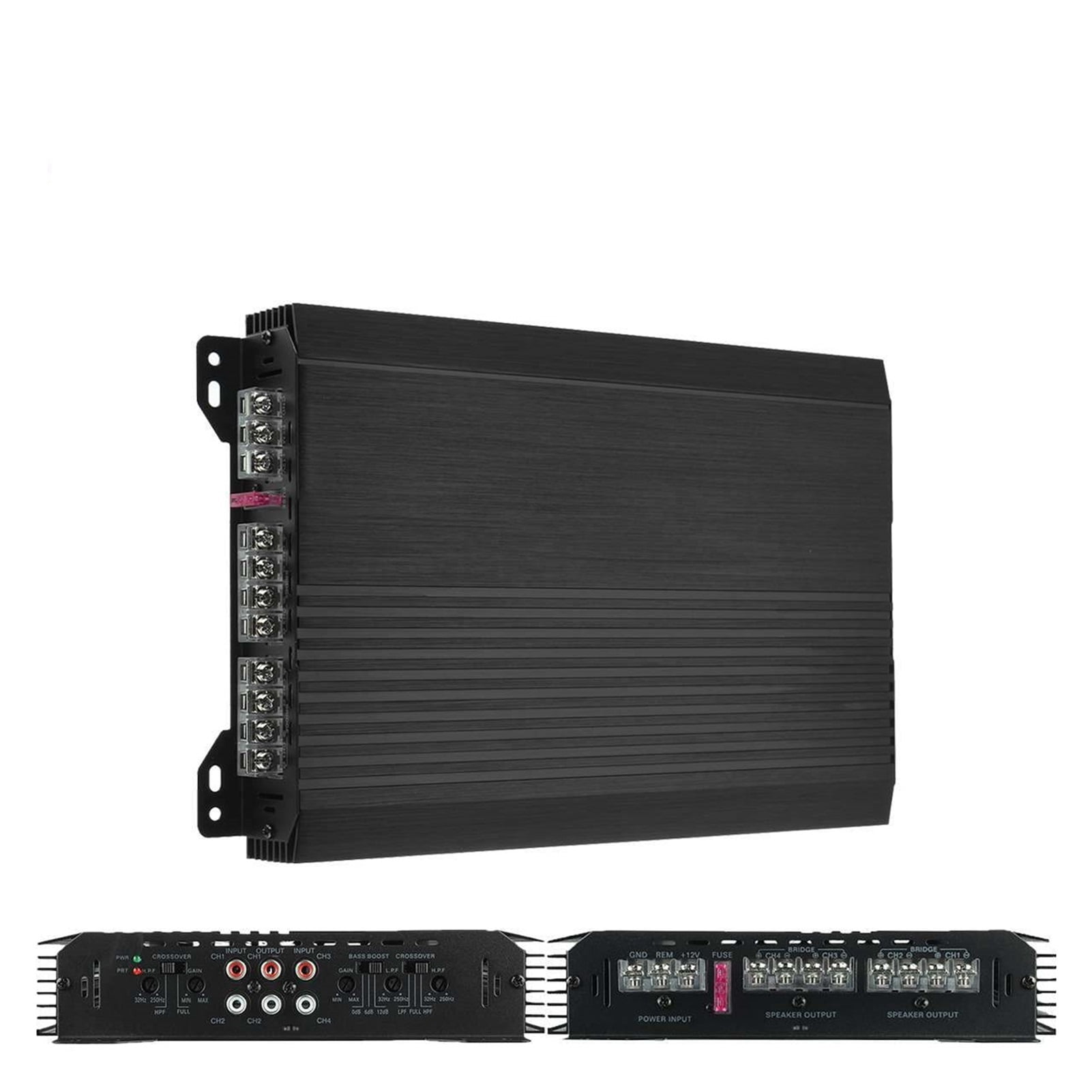 12V 6800W 4 Channel Car Amplifier Stereo Bass Speaker Car Amplifiers Subwoofer Vehicle Power Stereo Amplifiers 12V ,Small Footprint