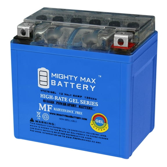 12V 6AH GEL Replacement Battery Compatible with Moose Racing MTZ7S