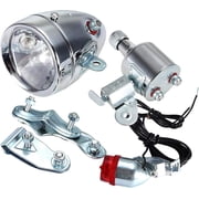 12V 6W Friction Generator Dynamo Headlight Tail Light Kit for Bicycle Motorized Bike