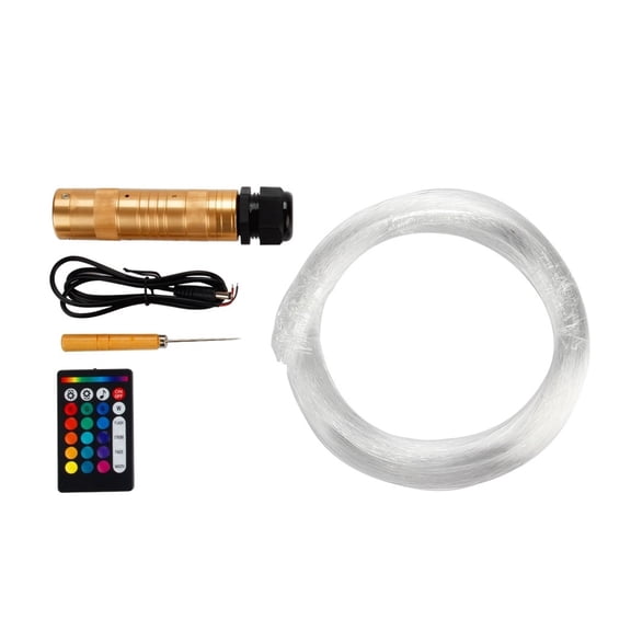 12V 6W RGB Car Roof Star Lights LED Fiber Optic Star Ceiling Light kits Optical Fiber DIY Starry Sky Auto Decorative Lamp