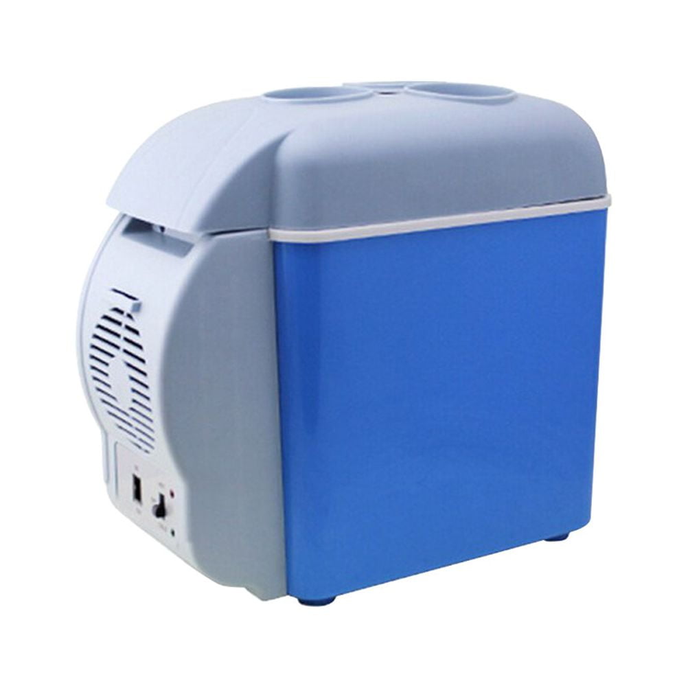 12V 7.5L Mini Car Fridge Cooler and Warmer Box for Car Vehicle (Blue ...