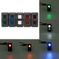 12V 7 Pins LED Light DPDT ONOFFON Momentary Rocker Switch Car RV Boat