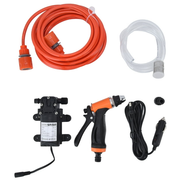 12V 72W Pressure Washer Male Thread G1/2 Portable Car Washing Machine