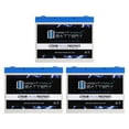 thumbnail image 1 of 12V 75AH Lithium Replacement Battery compatible with Powertron PT65-12 NB - 3 Pack, 1 of 12