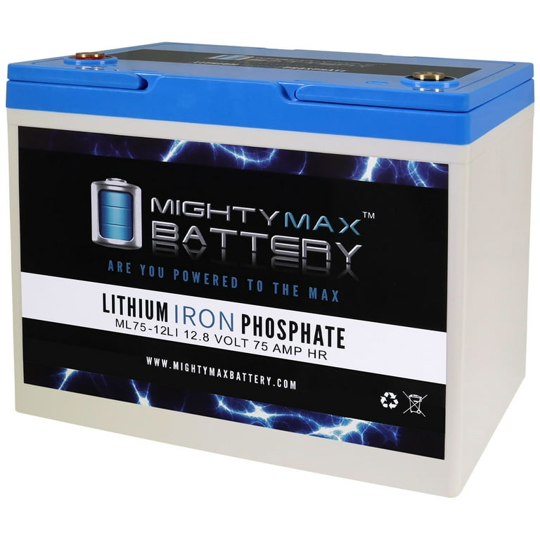 12V 75AH Lithium Replacement Battery for Power PL17 Walmart