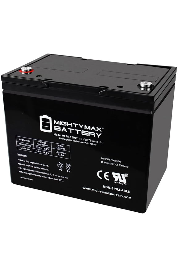 12V 75Ah Internal Thread Battery Replacement for MK M34 SLD G