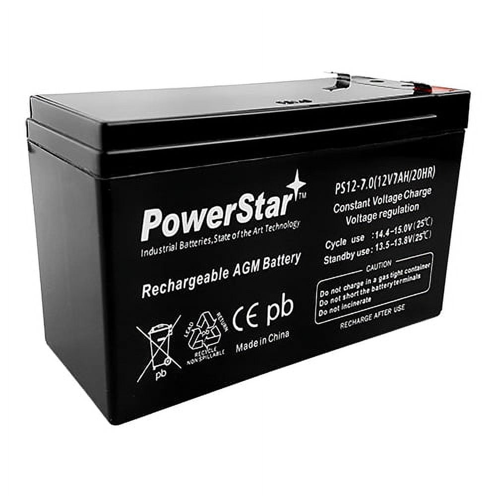 12V 7Ah Batterie au plomb (AGM), B.B. Battery BP7-12, VdS, 151x65x93 mm  (Lxlxh), Borne T2