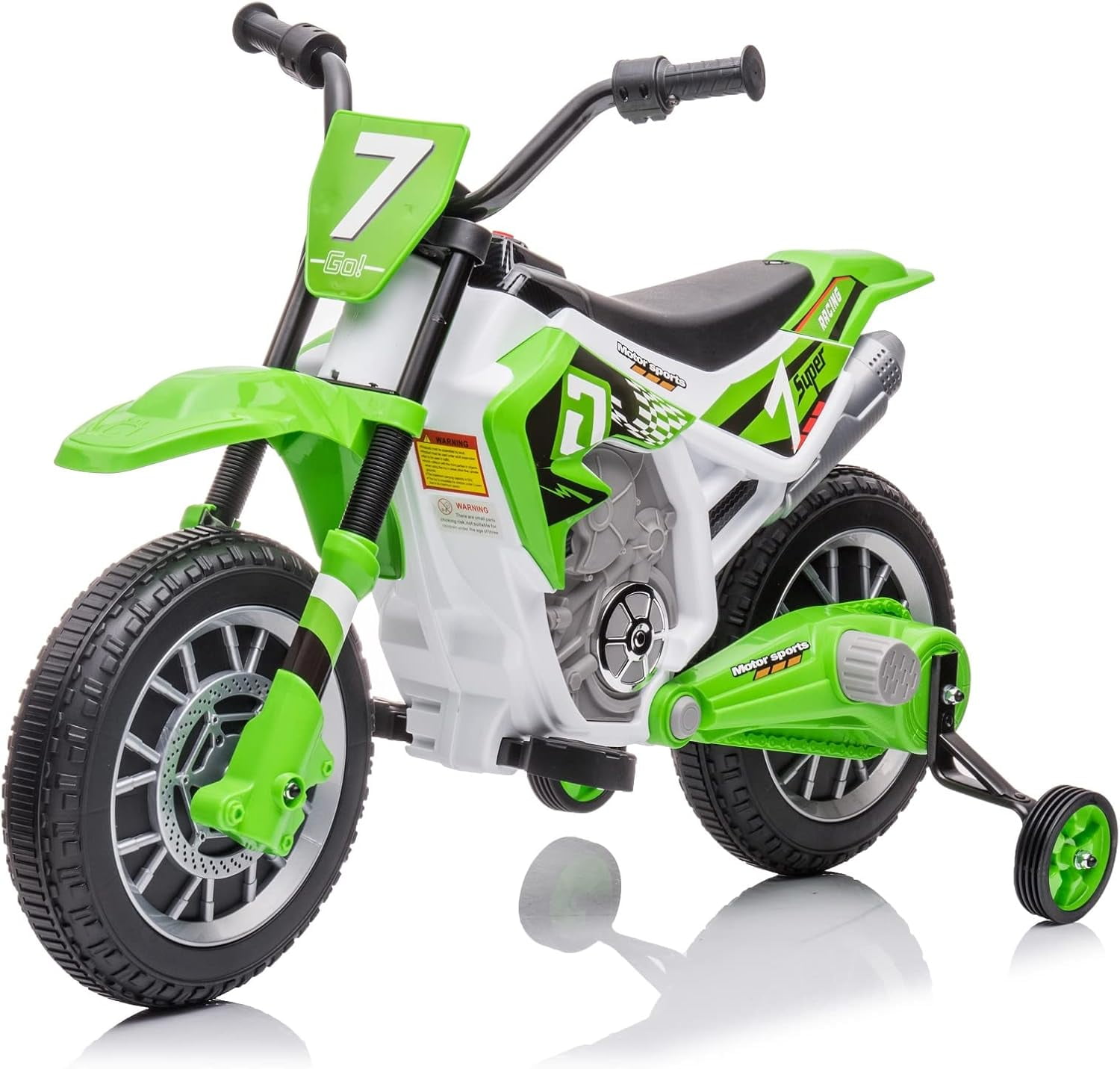 12V 7AH Kids Ride On Motorcycle Rechargeable Battery Powered Electric Dirt Bike Off Road Street Bike with Training Wheels Spring Suspension High Low Speeds Built in Music Rose Pink Walmart