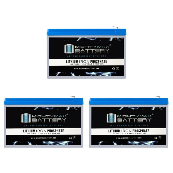 12V 7AH Lithium Replacement Battery Compatible with Cyclop CYC-BPS1500 Spotlight - 3 Pack