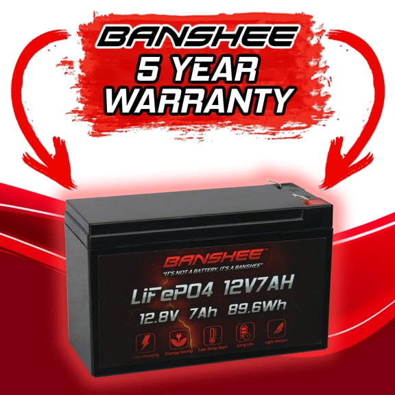 12V 7AH Lithium Replacement Battery for DSC Alarm Systems PC1500
