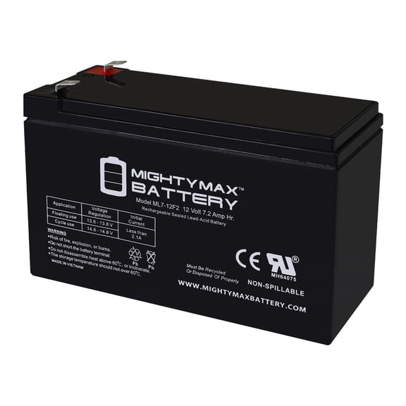 12V 7Ah F2 Replacement Battery for FunWheels Honda Super Quad 12V ATV