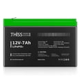 thumbnail image 1 of 12V 7Ah Lithium Iron LiFePO4 Battery Built-in BMS, Rechargeable Lithium Iron Phosphate Battery, Maintenance Home and Solar Energy Storage, Backup Power,Camping, 1 of 7