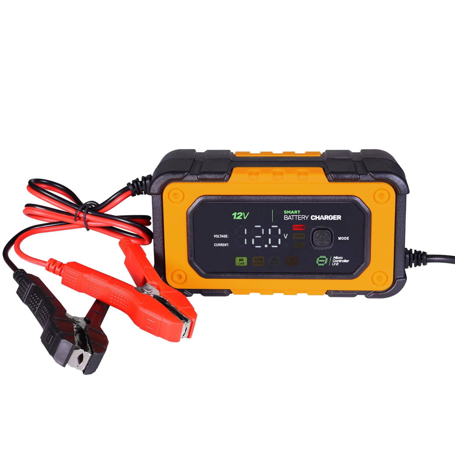 12V 7Amp Battery Smart Charger Maintainer for 12V 35AH Emergency Exit Lighting