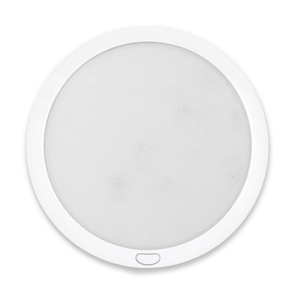 12V 8.5 Inch LED Panel Ceiling Light Warm White Blue Dimmer for RV Boat Interior