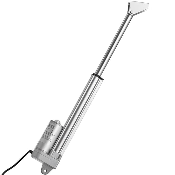 12V 8 Inch IP65 Waterproof Linear Actuator 675lbs 3000N 0.2 Inch per Second Motion Actuator with Mounting Bracket for Outdoor Use