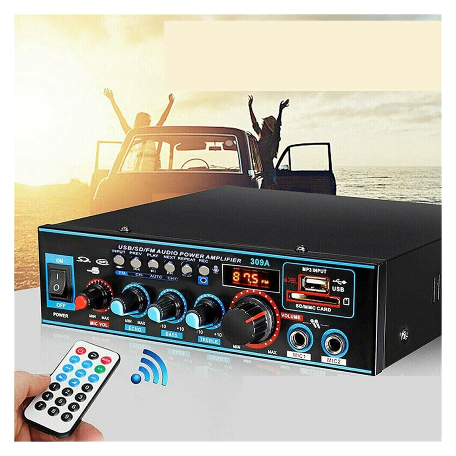 BOSS CW600 4CH 800W アンプ 高音、低音カーオーディオ アンプ、 5800