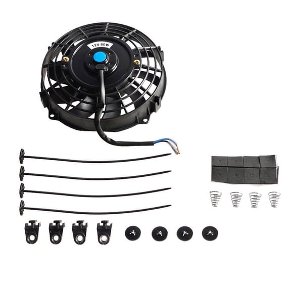 12V 80W Car Cooling Fan Efficient Heat Dissipation For Modified Vehicles