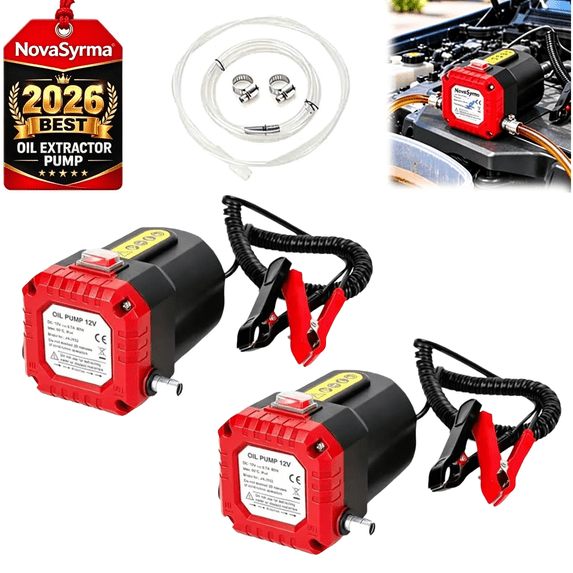 12V 80W Electric Oil Extractor Pump, Fluid Change Transfer Kit with ...