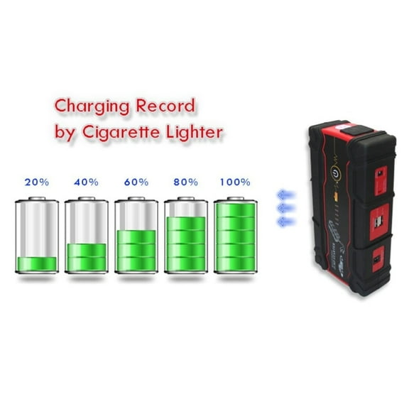 12V 82800mAh Car Jump Starter Vehicle Battery Power Bank Multifunction Car Charger Car Battery Booster Emergency Power Supply