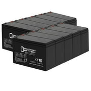 12V 8Ah Opti-UPS Enhanced Series ES800C, RBAT-9 UPS Battery - 10 Pack